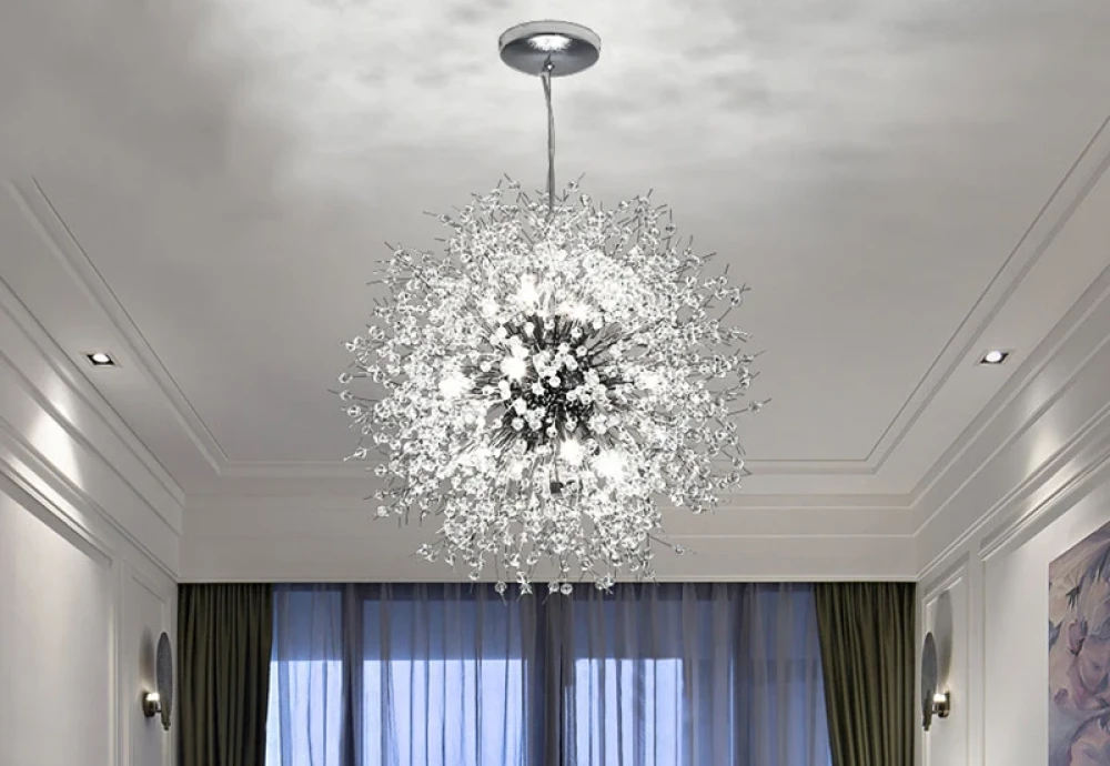 contemporary crystal chandelier