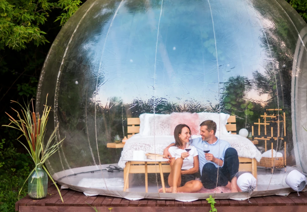 crystal bubble tent