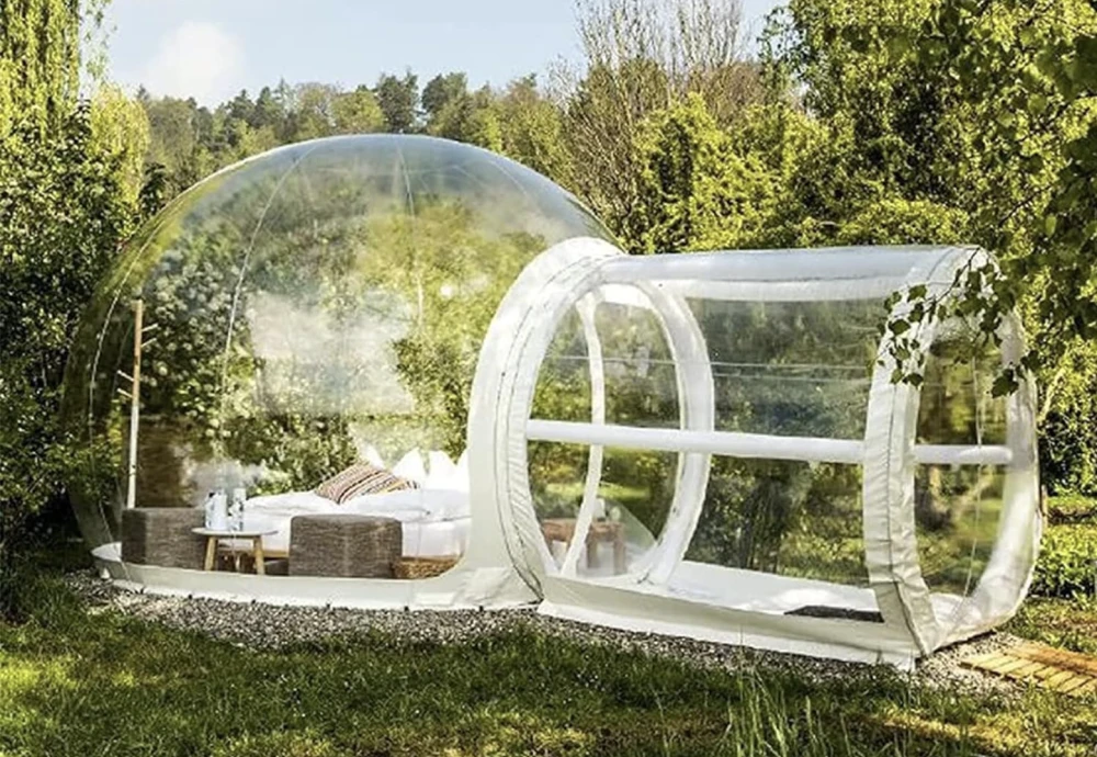 outdoor garden bubble tent